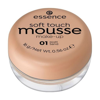 Тональний крем-мус для обличчя Essence Cosmetics Soft Touch Maquillaje En Mousse 13-Matt Procelain 16 г (4059729197672)