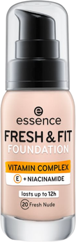 Podkład Essence Cosmetics Fresh y Fit Maquillaje 20-Fresh Nude 30ml (4059729338389)
