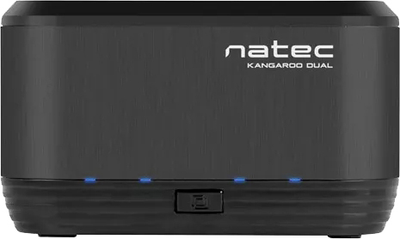 Док-станція NATEC Kangaroo Dual для HDD/SSD 2.5/3.5" USB 3.0 (NSD-0955)