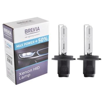 Ксеноновая лампа Brevia H7 +50%, 6000K, 85V, 35W PX26d KET, 2шт 12760MP