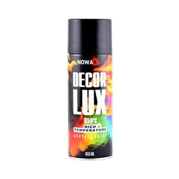 Краска высокотемпературная Nowax Spray Черная 450 мл (NX48037/NX65037)