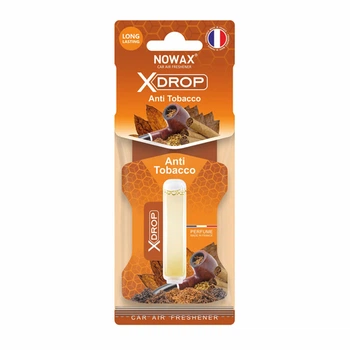 Ароматизатор Nowax X Drop целюлозний Anti Tobacco для автомобіля освіжувач повітря без тютюну (1LO-TH_11C)