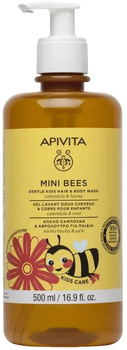 Засіб для миття волосся та тіла Apivita Mini Bees Infant Gel Calendula&Honey 500 мл (5201279088705)