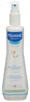 Ніжний гель для ванни Mustela Hair Styler & Skin Freshener 200 мл (3504105036027)