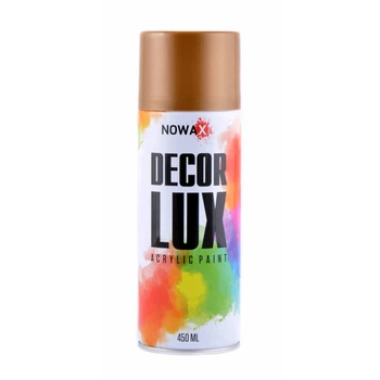 Фарба акрилова Nowax Spray Золотий металік 450 мл (NX48043/NX65043)