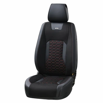 Комплект, 3D чехлы для передних сидений Beltex Montana, black-red 2шт
