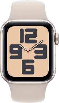 Smartwatch Apple Watch SE (2023) GPS + Cellular 40mm Starlight Aluminium Case with Starlight Sport Band - S/M (MRFX3)