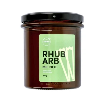 Ароматична свічка Aroma Home Candles ревінь для створення затишної атмосфери в інтер'єрі з натуральними оліями TR_10233