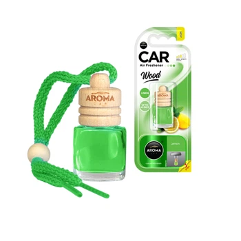 Ароматизатор Aroma Car Wood Lemon 6ml жидкий автоаромат для машины цитрусовый освежитель воздуха (DO-LI_33S)