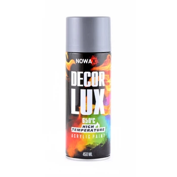Краска высокотемпературная Nowax Spray серая 450мл