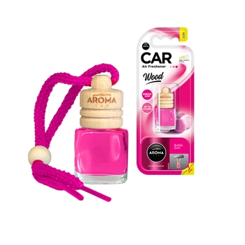 Ароматизатор Aroma Car Wood Bubble Gum 6ml жидкий для автомобиля освежитель воздуха с древесным ароматом (LI-D_22-O)