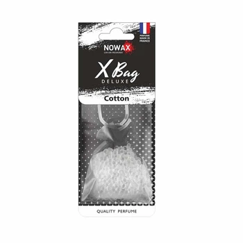 Ароматизатор Nowax X Bag Delux Cotton сухой освежитель воздуха для авто и помещений ароматизатор воздуха (1LO-TH_11C)