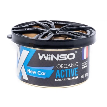 Ароматизатор Winso X Active Organic New Car гелевый 40г парфюмированный освежитель воздуха для автомобиля интерьерный ароматизатор (1LO-TH_11C)