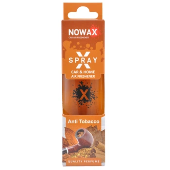 Ароматизатор Nowax X Spray Anti Tobacco для автомобиля и дома освежитель воздуха анти табак (LI-D_22-O)