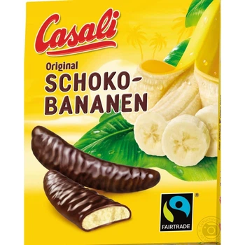 Суфле бананове в шоколаді Casali Chocolate Bananas класичне 150г