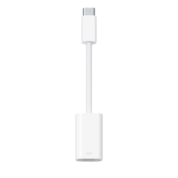 Adapter Apple USB-C to Lightning do iPhone, iPad White (MUQX3)