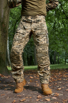 Тактические штаны Пиксель с наколенниками ЗСУ мм14 военные брюки ВСУ 60