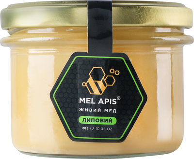 Мед натуральний Mel Apis Липовий 285 г (0.285 кг) (4820223530186)