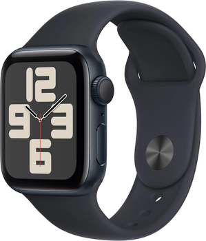 Smartwatch Apple Watch SE (2023) GPS + Cellular 40mm Midnight Aluminium Case with Midnight Sport Band - M/L (MRGA3)