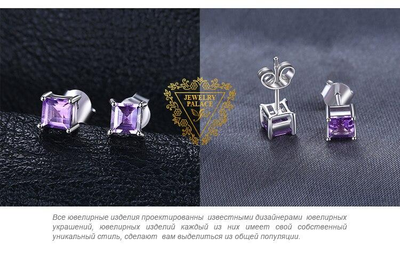 Сережки гвоздики з срібла 925 проби з натуральними перлами "Silver and Pearl", діаметр перлини 9,5 мм