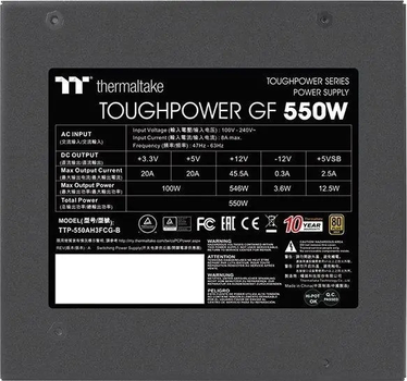 Zasilacz Thermaltake ToughPower GF 550W Modular 80+Gold (PS-TPD-0550FNFAGE-2)