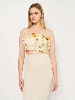 Топ жіночий H&M 0978696 M/L Світло-жовтий (7000000001109)