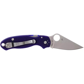 Ніж Spyderco Para 3 G10 S110V Dark Blue (C223GPDBL)