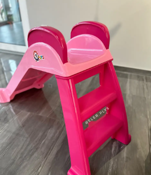 Детская розовая пластиковая горка 120 см Technok Toys 8041