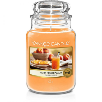 Ароматична свічка Yankee Candle Farm Fresh Peach 623 г (5038581123578)