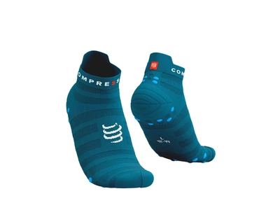 Сверхлегкие беговые носки Pro Racing Socks V4.0 Ultralight Run Low, Shaded Spruce/Hawaiian Ocean, T1 (36-39)