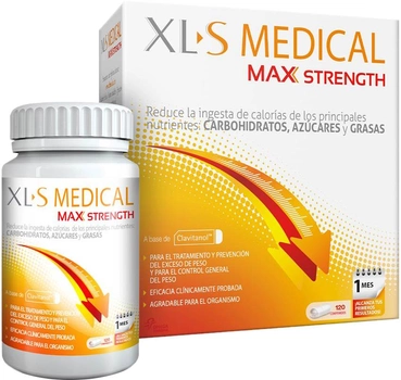 Suplement diety XLS Medical Max Strength 120 tabletek (8470001749253)