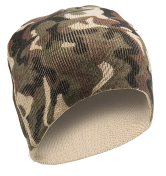 Шапка тактична One Size Мультикам Mil-Tec BEANIE One Size WOODLAND (12138020)