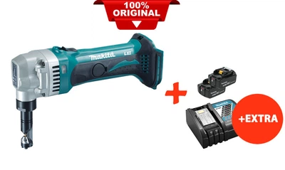 Аккумуляторные ножницы по металлу Makita DJN161Z+2 акк.18V 5 Ah+быстрозарядное ЗУ (DJN161RT2)