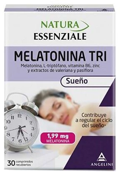 Suplement diety Angelini Natura Essenziale Melatonina Tri 30 tabletek (8470001729293)