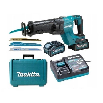 Аккумуляторная ножовка Makita JR001GM201 + 2 акк 40 V 4 Ah + ЗУ+ Makpac