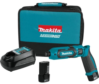 Аккумуляторная ударная отвертка Makita TD022DSE + 1 акб BL7015 7.2 V 1.5 Ah + з/у + сумка