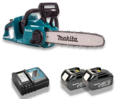 Аккумуляторная цепная пила Makita DUC353 + 2 акб 18 V 3 Ah + з/у (DLXMUA353)
