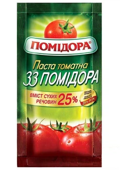 Томатная паста ТМ "33 Помидора" 70г (144897)