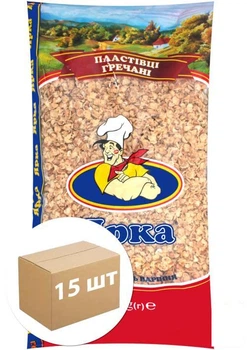 Хлопья гречневые ТМ "Ярка" 400г упаковка 15 шт (153048)