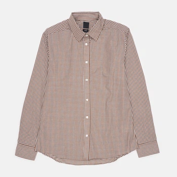 Сорочка чоловіча H&M 0781758 M Коричнева (7000000000303)