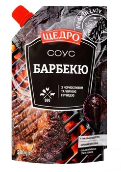 Соус барбекю ТМ "Щедро" 200г (122836)