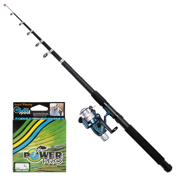 Спиннинг удилище с катушкой Winner 3 м тест 20-40 гр Cobra CB140 шнур плетёнка Power Pro 0,16 135м