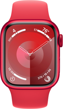 Смарт-годинник Apple Watch Series 9 GPS + Cellular 41mm (PRODUCT)RED Aluminium Case with (PRODUCT)RED Sport Band - M/L (MRY83)