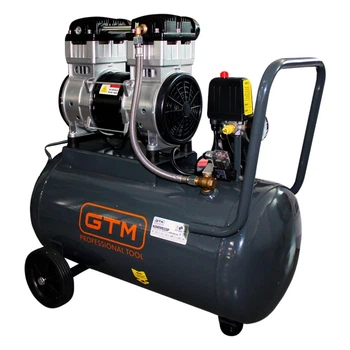 Компресор високого тиску безмасляний GTM KCW1500-50L (50 л, 210 л/хв, 1.8 кВт, 220-240 В)