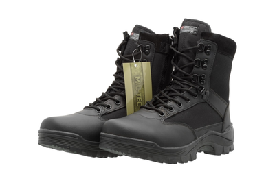 Ботинки тактические Mil-Tec Tactical boots black на молнии Германия 48 (69284553)