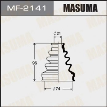 Пильник ШРУСа MASUMA MF2141 Honda Stream, Civic, CR-V, Accord, HR-V 44017S04J00, 44017S04J01, 44017S0A000