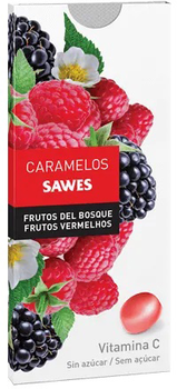Witaminowe lizaki Sawes Sugar Free Forest Berry Candies 22g (8421947000113)