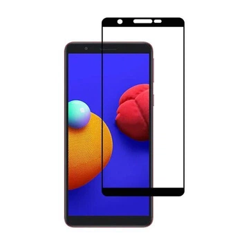 Защитное стекло LUX для Samsung Galaxy A01 Core (A013) Full Сover черный 0,3 мм в упаковке