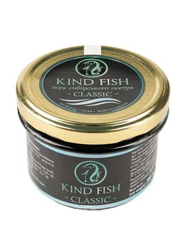 KIND FISH CLASSIC Ікра сибірського осетра 200 г(4820213610119)