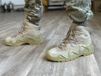 Чоловічі тактичні берці AK військові демісезонні берці Tactic армійські черевики Waterproof койот 43 розмір